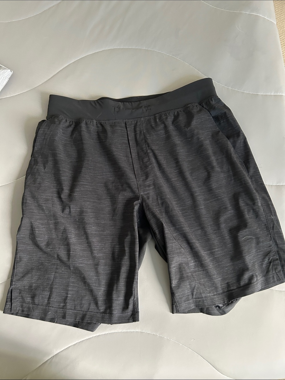 lululemon athletica Men's Charcoal Heather Athletic Shorts